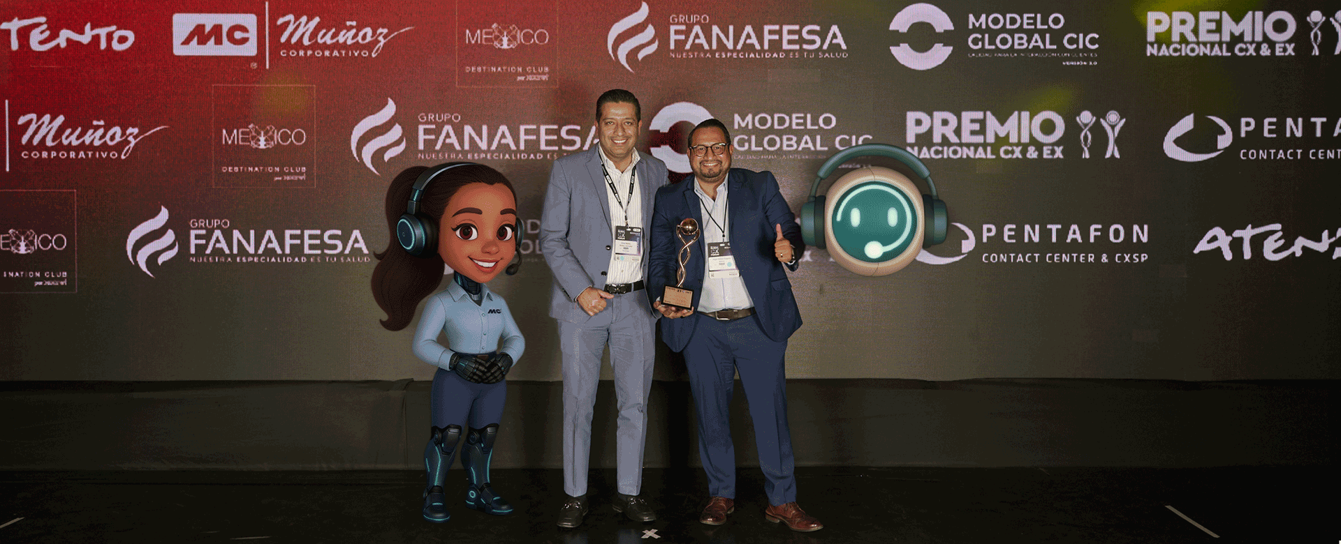Muñoz Corporativo es reconocido por sus estrategias con IA y voicebots MÍA y MUVOX en el Premio CX & EX.